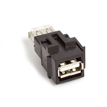 Lew Electric L310-USB-BK Black Usb Pass Through for Btk Series