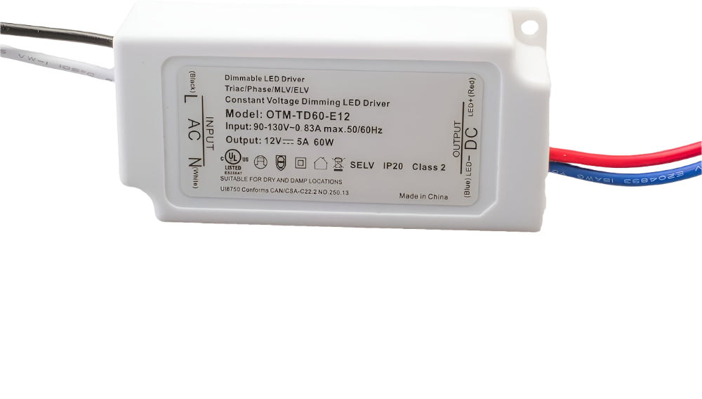 Malibu MT-60W-12V 12V 60W TRIAC Dimmable LED Driver