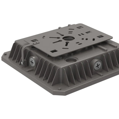 Malibu PowerArc™ 100W Sensor Ready Selectable Wattage and Color CCT Garage/Canopy Light - Bronze/White Finish (5-pack)