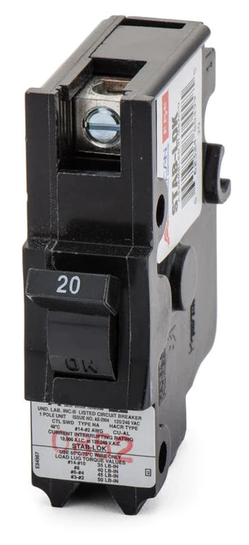 Federal Pacific NA20 1-Pole 20-Amp Circuit Breaker