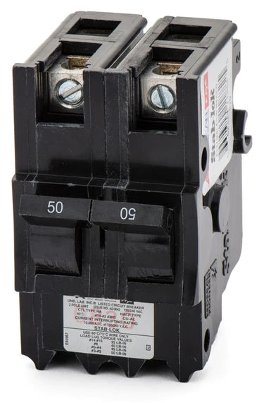 Federal Pacific NA250 2-Pole 50-Amp Circuit Breaker - New or Used