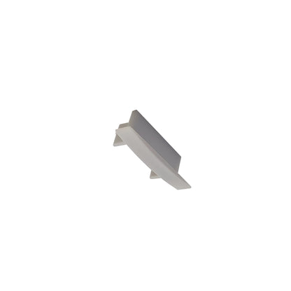 Nora Lighting NATL-CEC1 AL Channel End Cap With Wing, No Hole, 6/PK