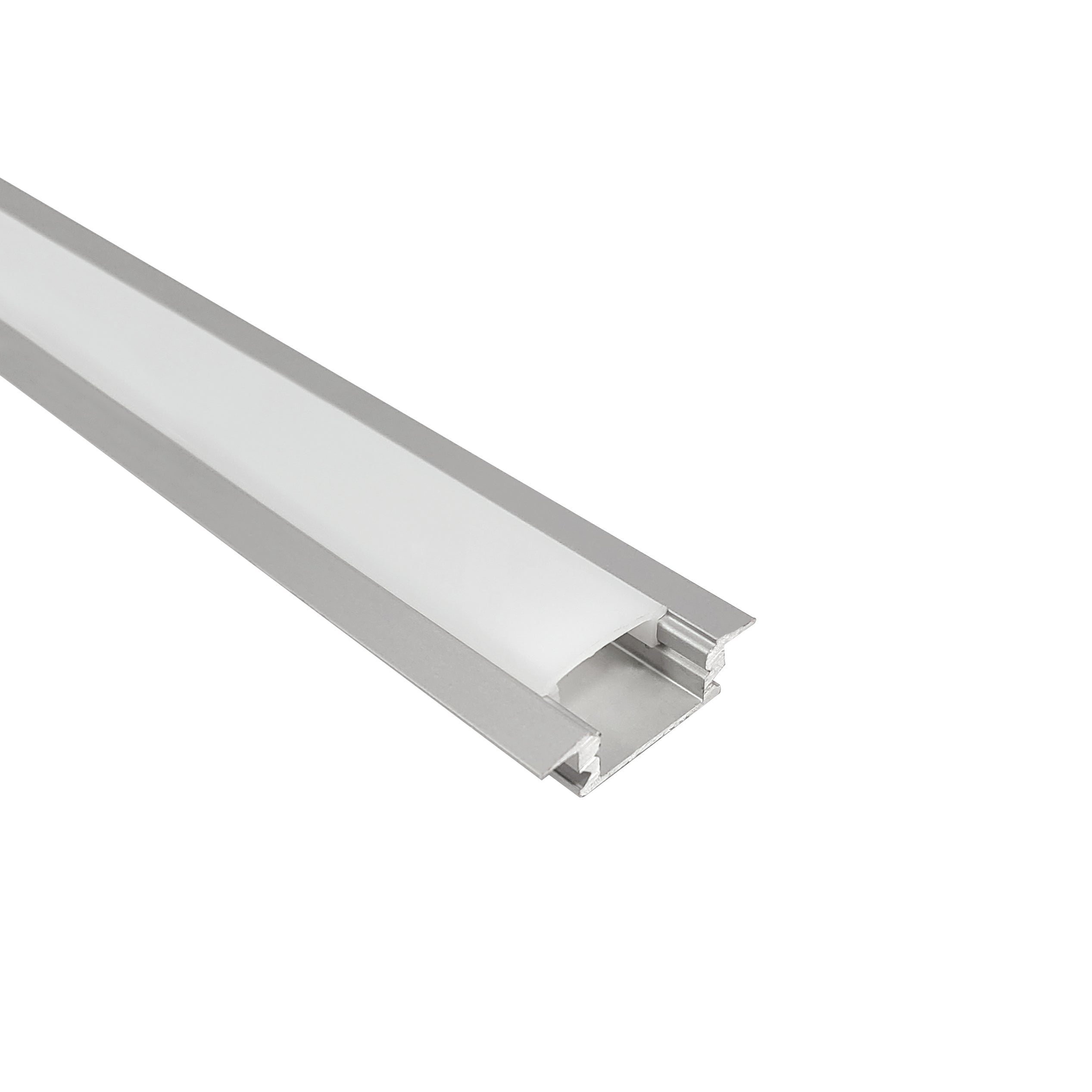 Nora Lighting NATL2-C23A 4' Shallow Channel With Wings For NUTP14 - Aluminum