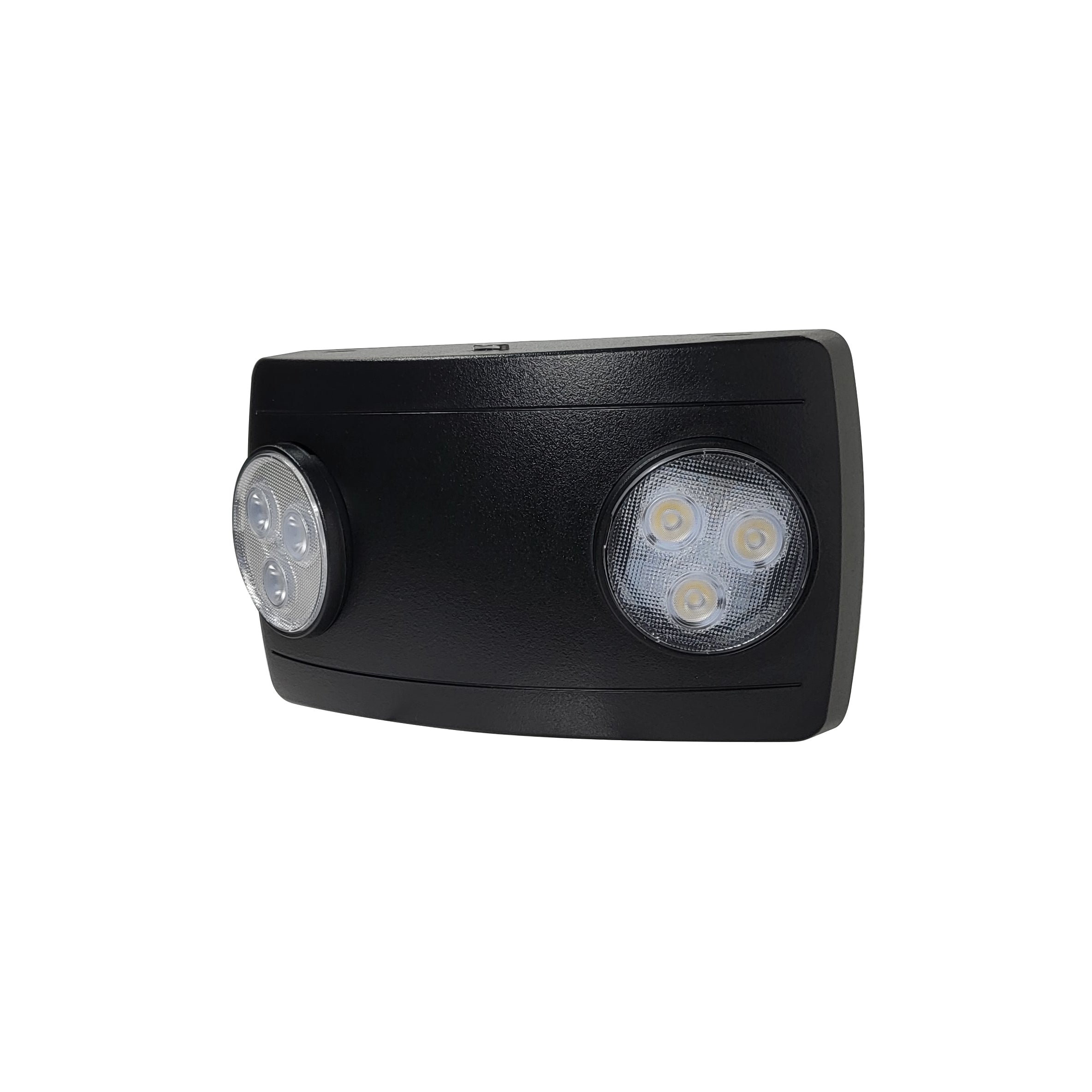 Nora Lighting NE-612LEDB Compact Dual Head LED Emergency Light, 120/277V - Black