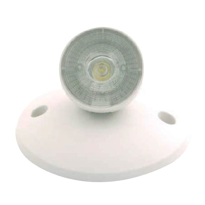 Nora Lighting NE-861LEDW Emergency LED Single Head Remote, Wide Lens, 1x 1W, 55lm - White