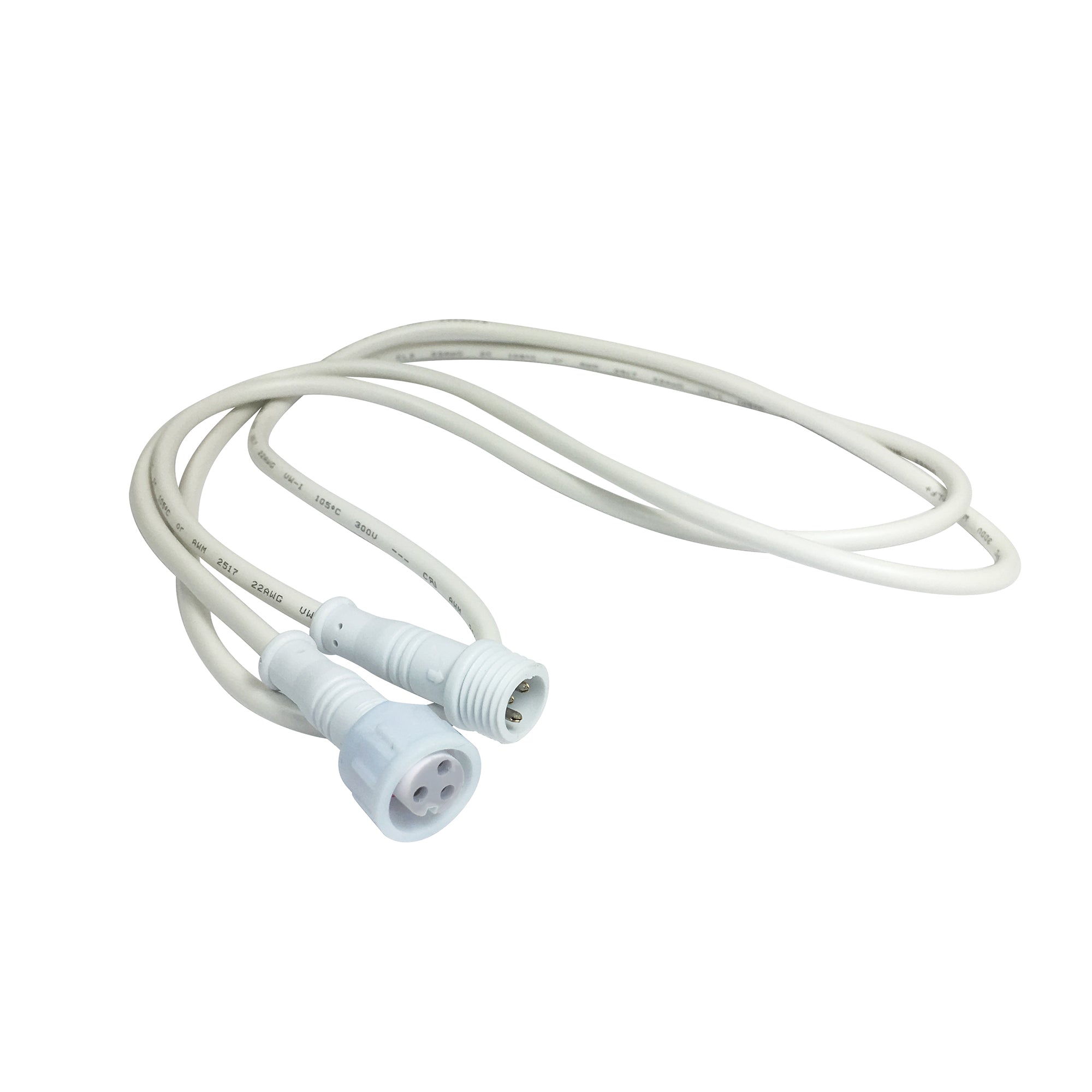 Nora Lighting NFRC-EW-20 20-ft Quick Connect Linkable Extension Cable for Fire Rated Wafer NFRC-R4 and NFRC-R6