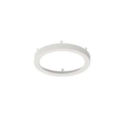 Nora Lighting NELO-6RW 6" Decorative Metal Ring for NELO-6RTWMPW - White Finish