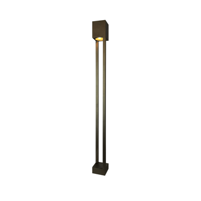 ABBA Lighting USA PLB23 Heavy-Duty Cast Brass Path Light, 12V Low-Voltage, IP65, G4 LED Compatible - Natural Brass Finish