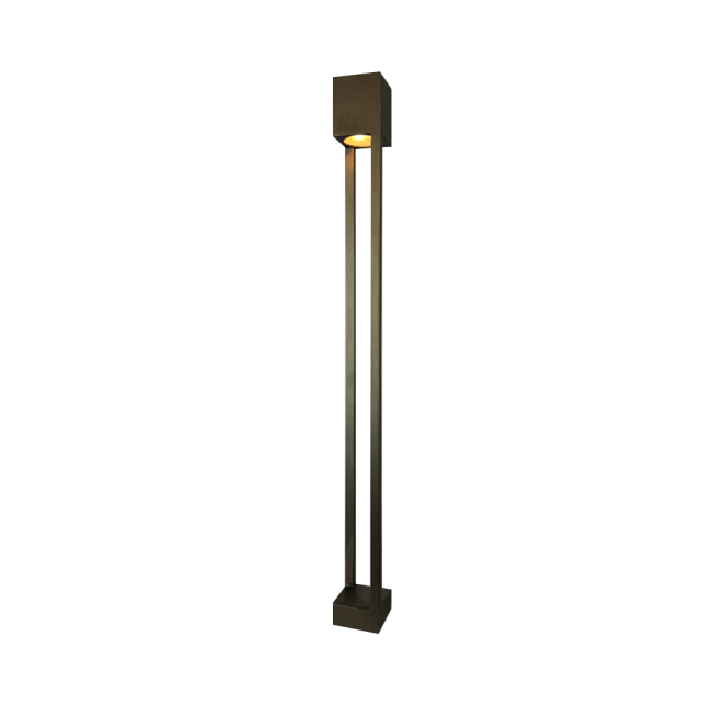 ABBA Lighting USA PLB23 Heavy-Duty Cast Brass Path Light, 12V Low-Voltage, IP65, G4 LED Compatible - Natural Brass Finish