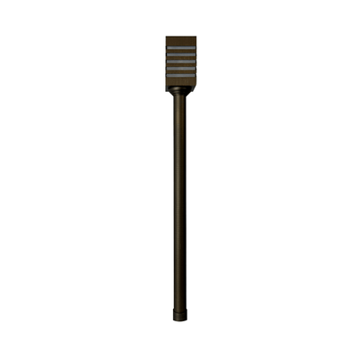 ABBA Lighting USA PLB24 Heavy-Duty Cast Brass Path Light, 12V Low-Voltage, IP65, G4 LED Compatible - Natural Brass Finish