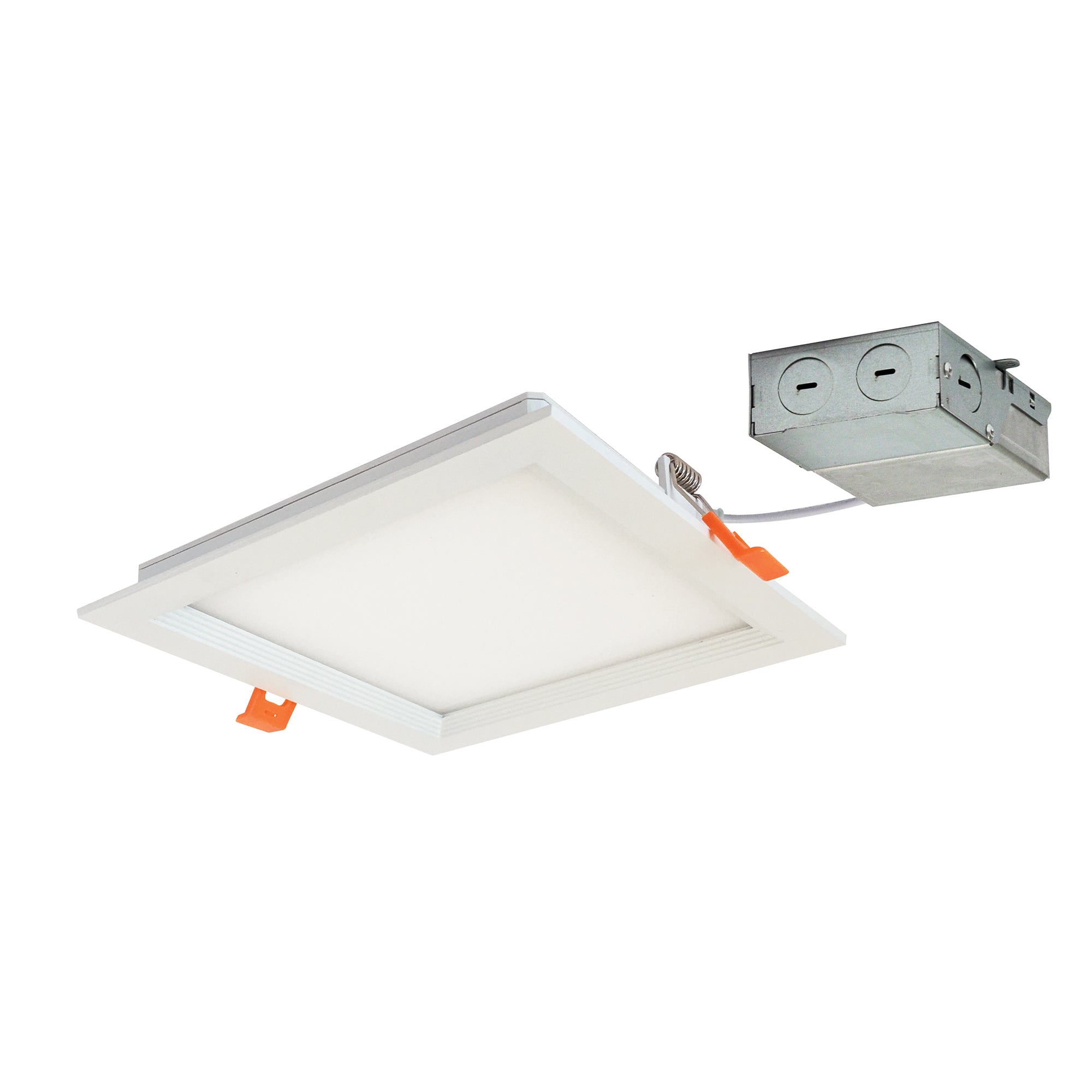 Nora Lighting NFLIN-S61030WWLE3 6" FLIN Square Recessed LED, 1150lm, 3000K, 16W, 120V Triac/ELV Dimming - White