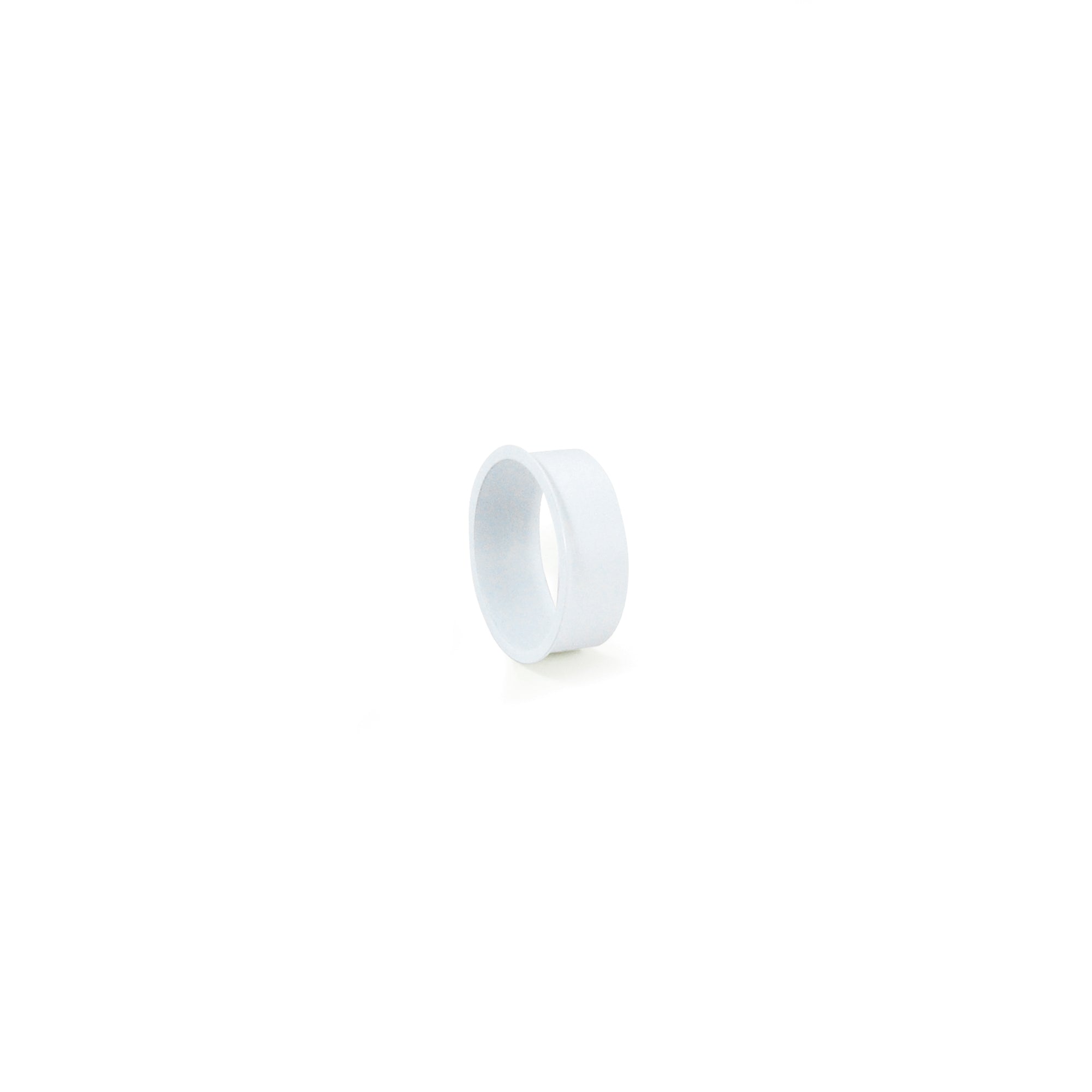 Nora Lighting NIO-1AS15MPW 5/8" Matte Powder White Opaque Snoot For 2" & 4" Iolite Trims - Matte Powder White