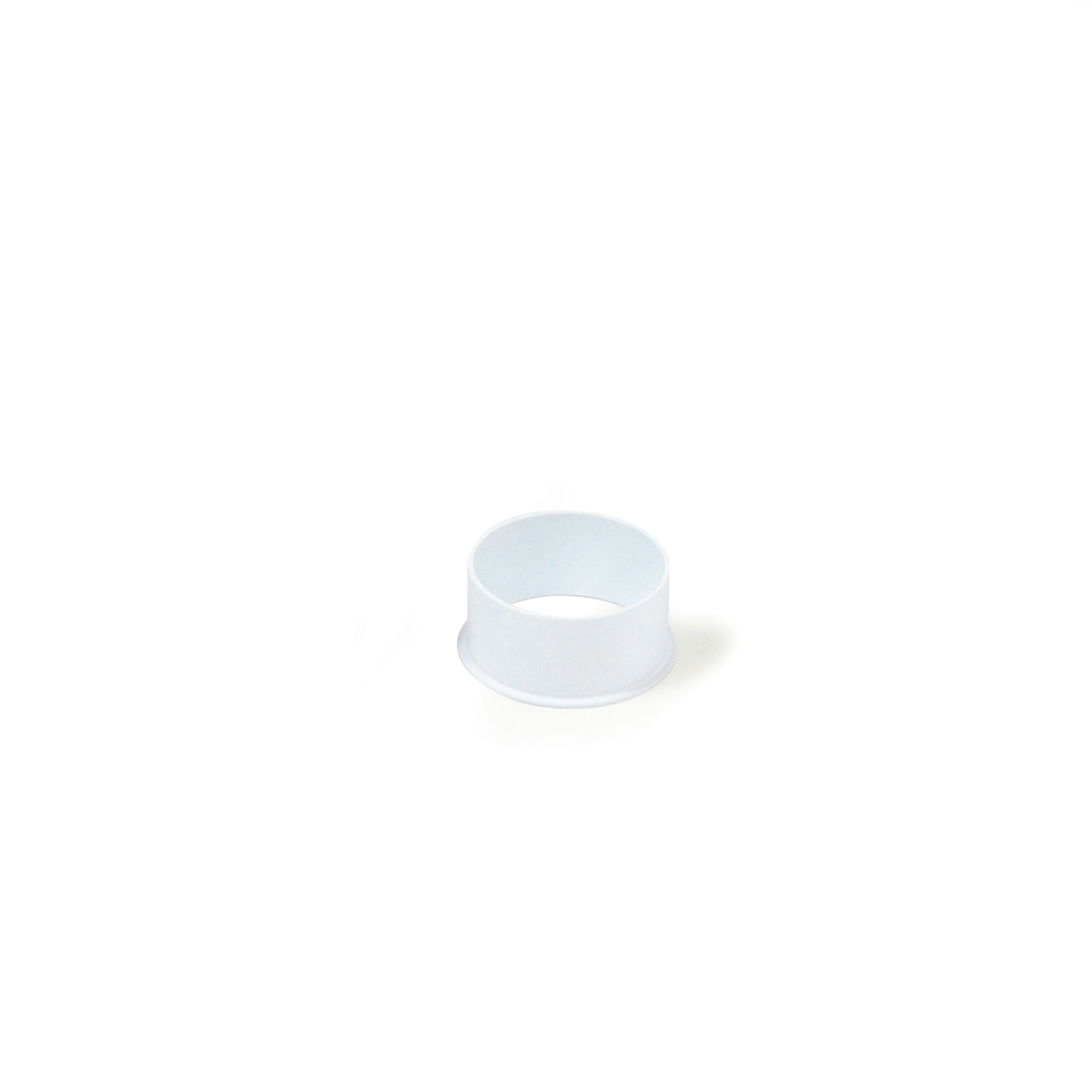 Nora Lighting NIO-1AS19MPW 3/4" Matte Powder White Opaque Snoot For 2" & 4" Iolite Trims - Matte Powder White