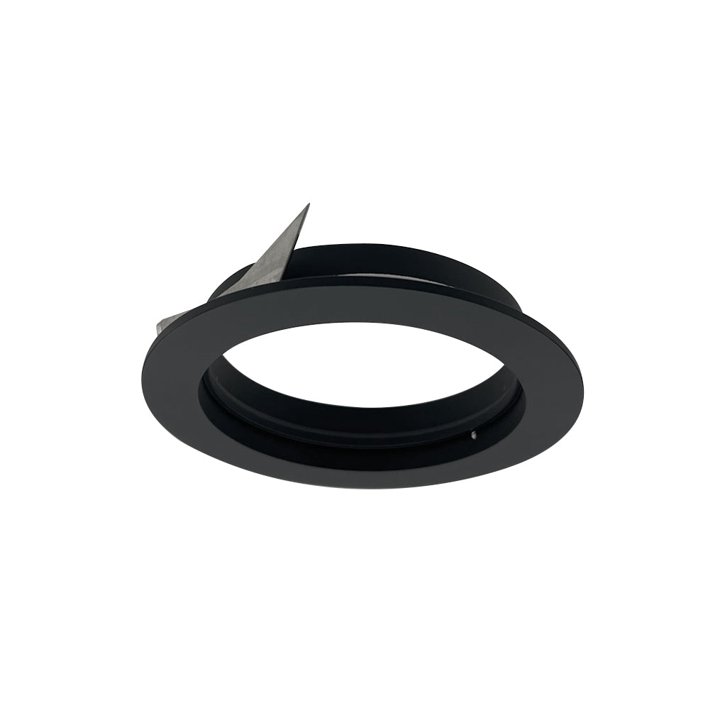 Nora Lighting NIO-4PRTFABB 4" Iolite PLUS Trimless to Flanged Converter Accessory - Black