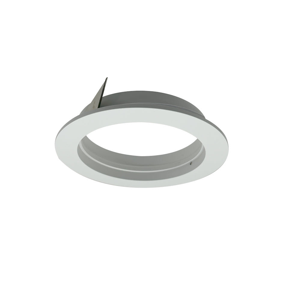 Nora Lighting NIO-4PRTFAMPW 4" Iolite PLUS Trimless to Flanged Converter Accessory - Matte Powder White