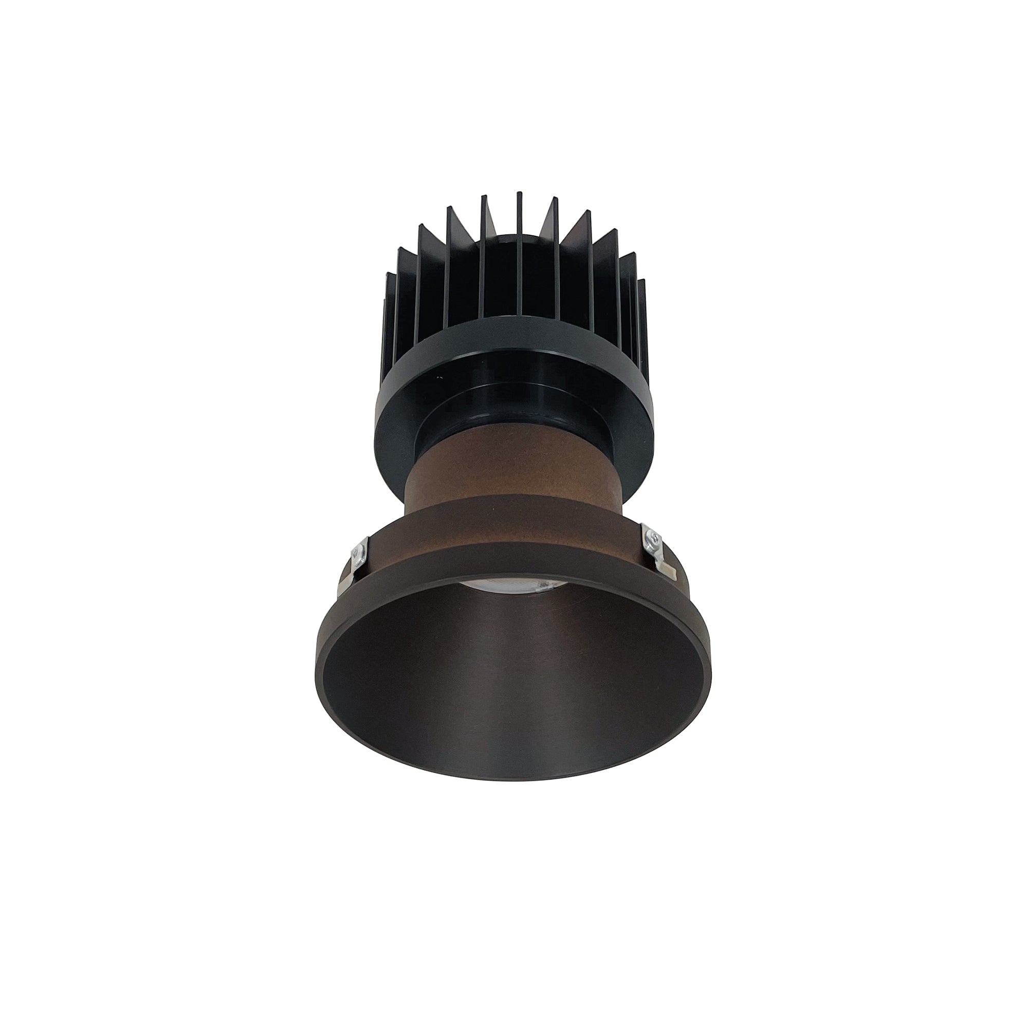 Nora Lighting NIO-4PRTLNDC30XBZ/HL 4" Iolite PLUS Round Trimless Downlight, 1500lm/2000lm/2500lm (varies by housing), 3000K  - Bronze