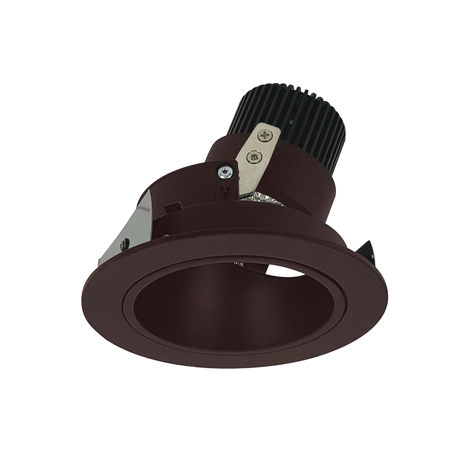 Nora Lighting NIO-4RDCDXBZ 4" Iolite LED Round Adjustable Deep Reflector, 800lm / 14W, Comfort Dim - Bronze Reflector / Bronze Flange