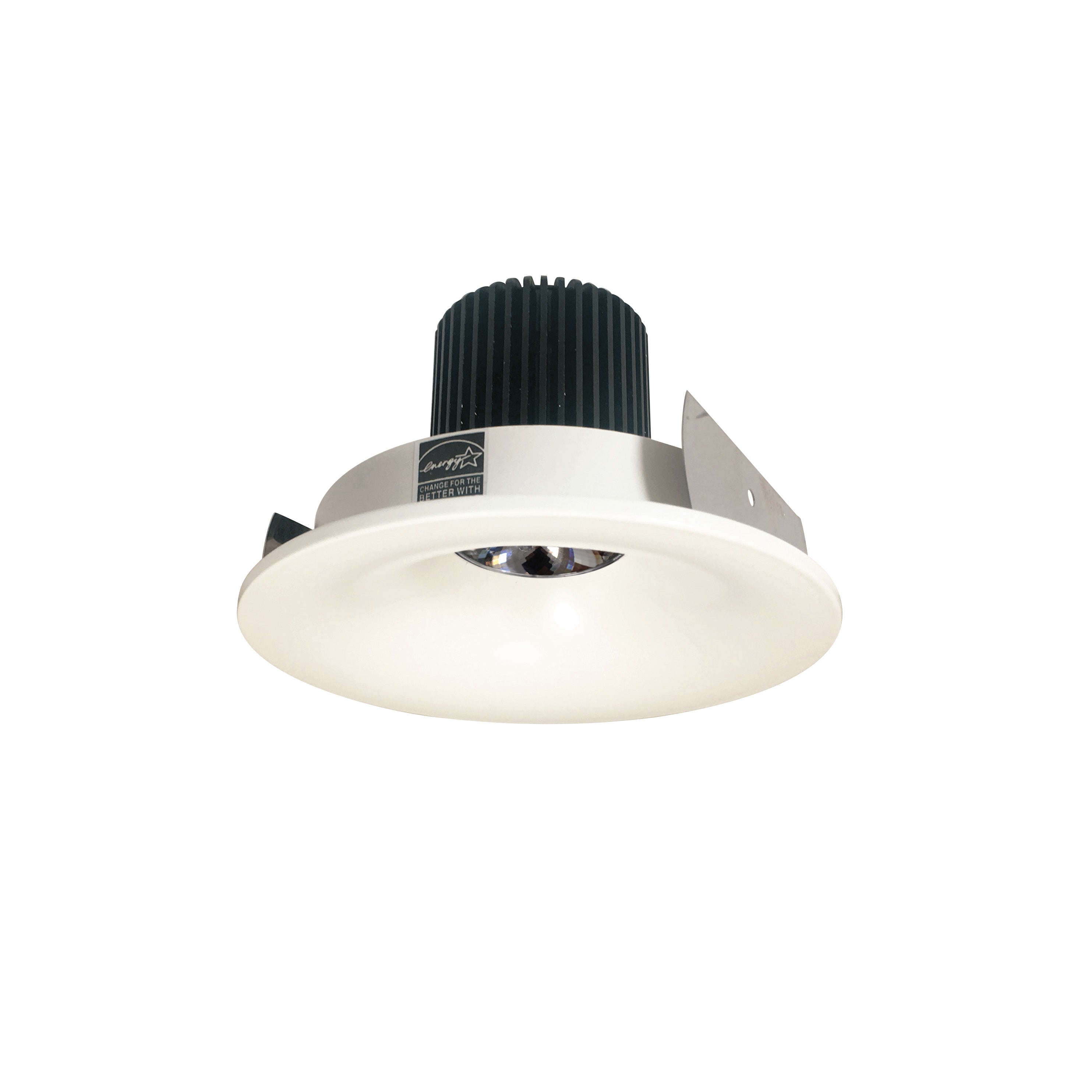 Nora Lighting NIO-4RNB30QWW 4" Iolite LED Round Bullnose, 10-Degree Optic, 800lm / 12W, 3000K - White