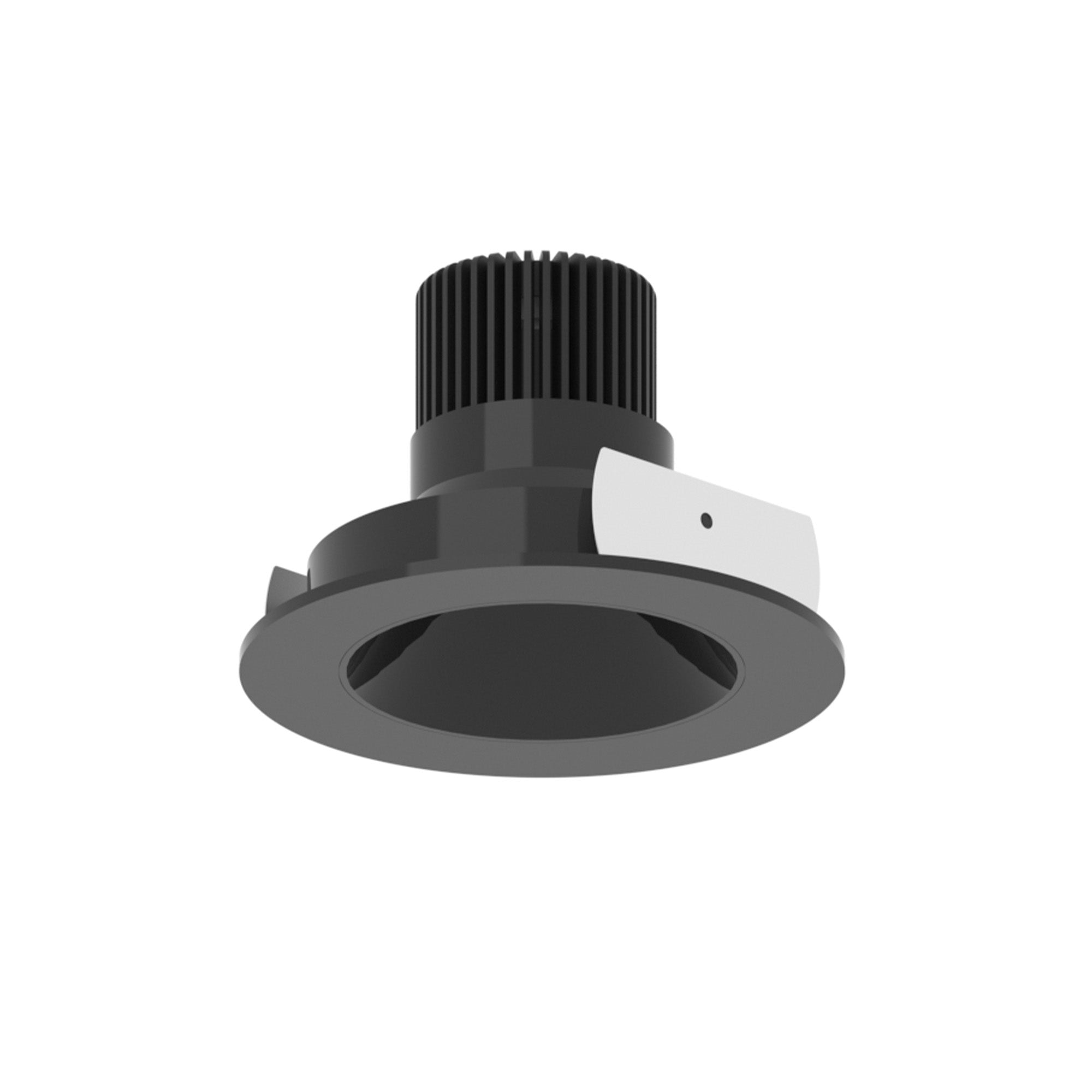 Nora Lighting NIO-4RNDC35XBS/10 4" Iolite LED Round Reflector, 1000lm, 14W, 3500K - Specular Black Reflector - Specular Black Flange