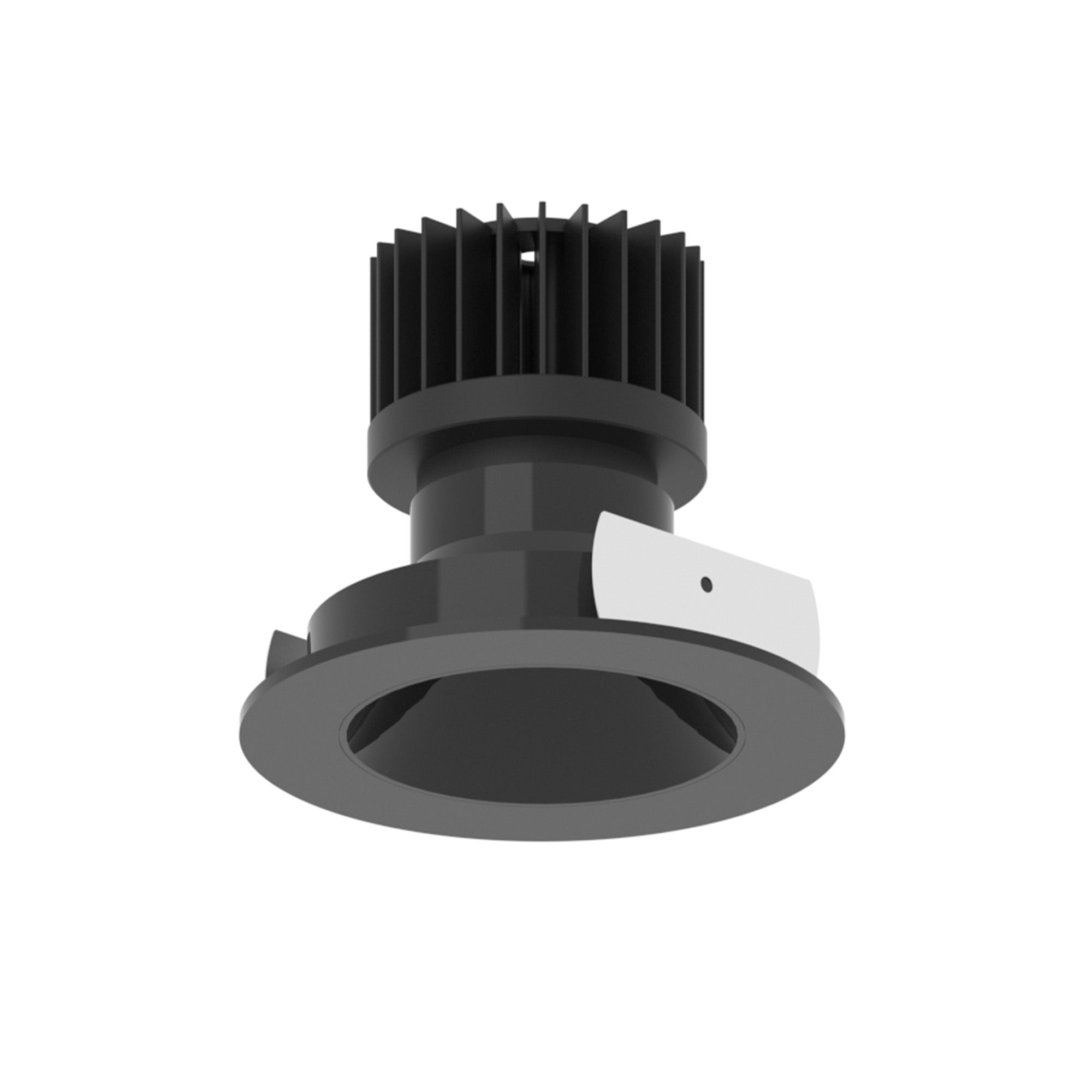 Nora Lighting NIO-4RNDC50XBS/HL 4" Iolite LED Round Reflector, 5000K - Specular Black Reflector - Specular Black Flange