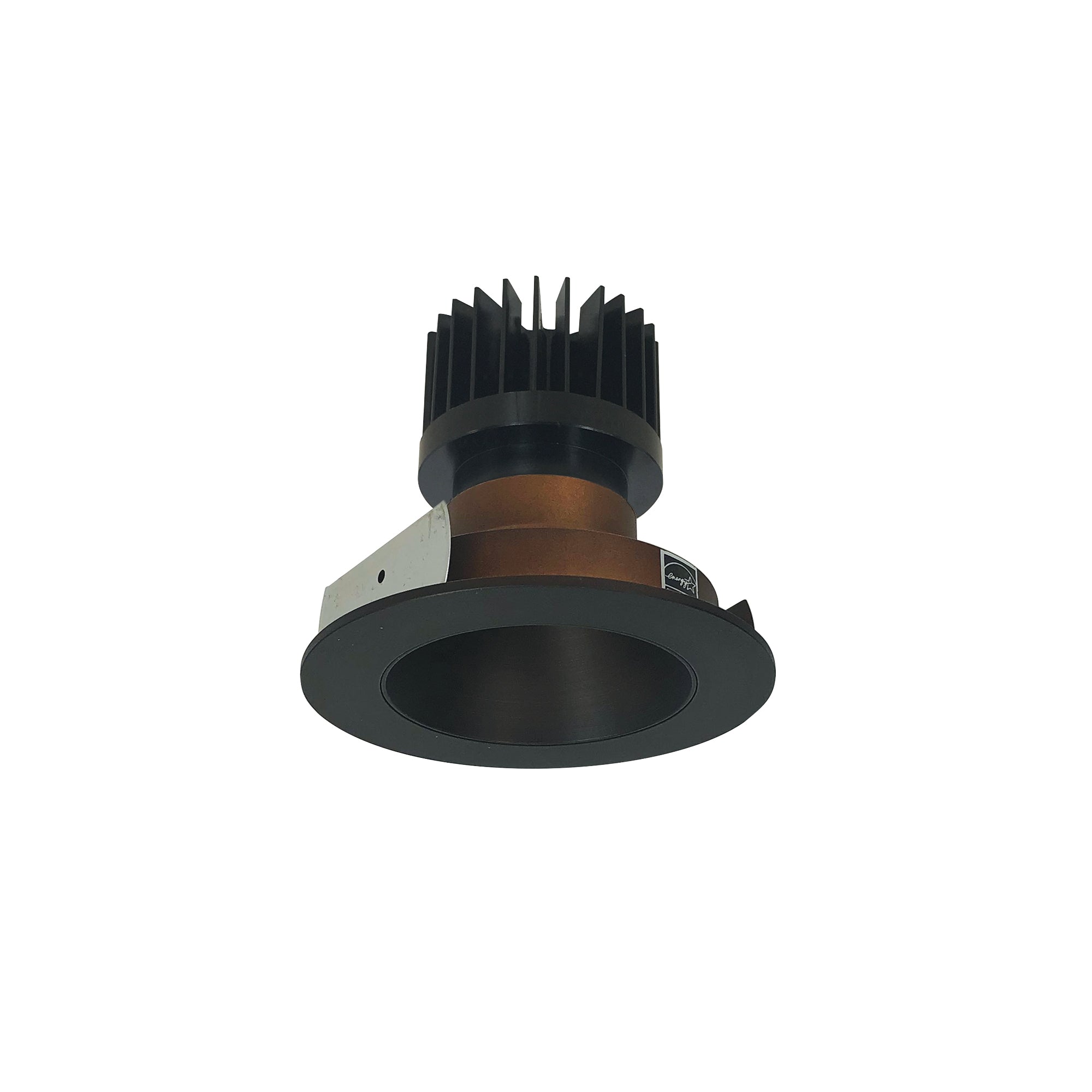 Nora Lighting NIO-4RNDC30XBZ/HL 4" Iolite LED Round Reflector, 1500lm/2000lm/2500lm (varies by housing), 3000K - Bronze Reflector / Bronze Flange