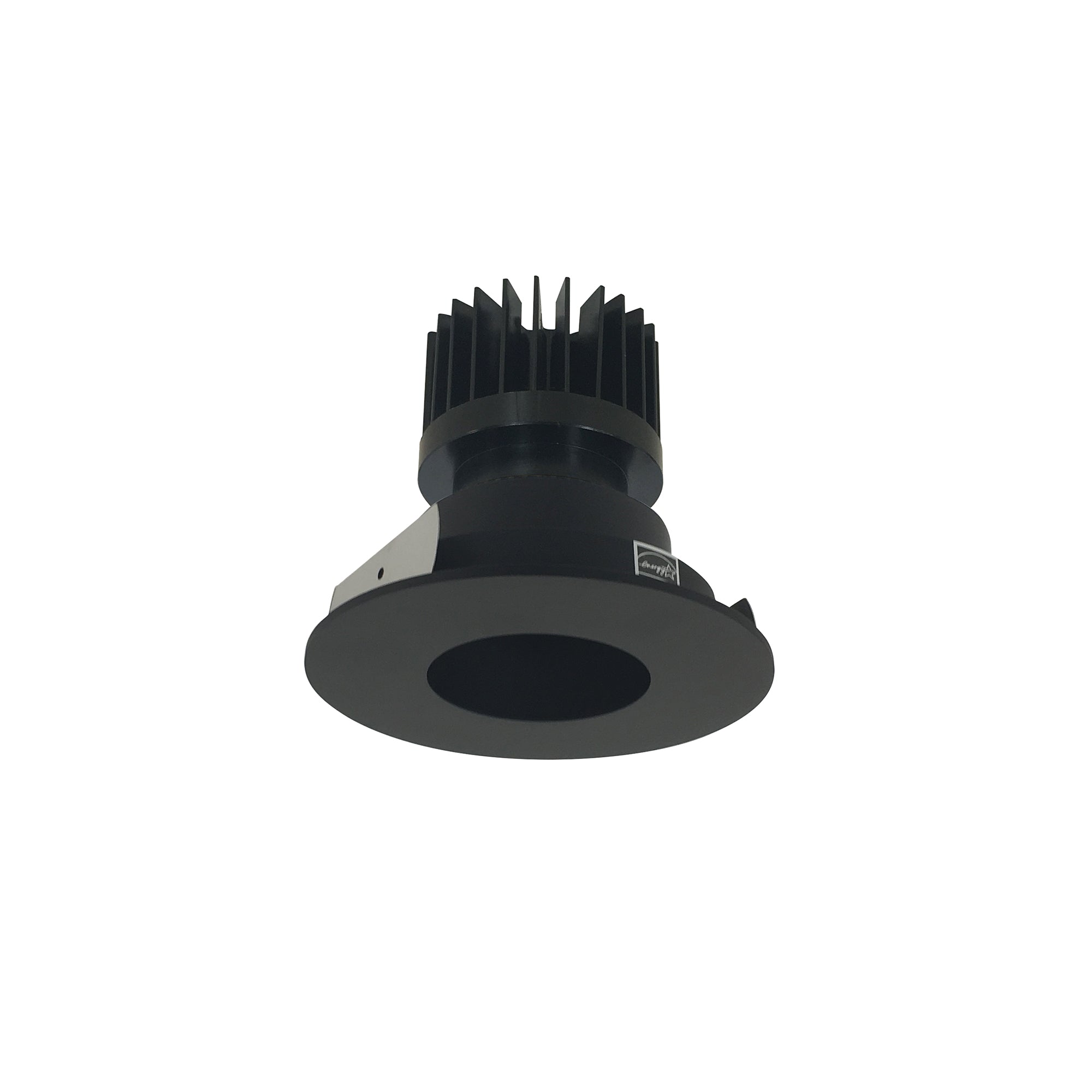 Nora Lighting NIO-4RPH27XBB/HL 4" Iolite LED Round Pinhole, 1500lm/2000lm/2500lm (varies by housing), 2700K - Black Pinhole / Black Flange