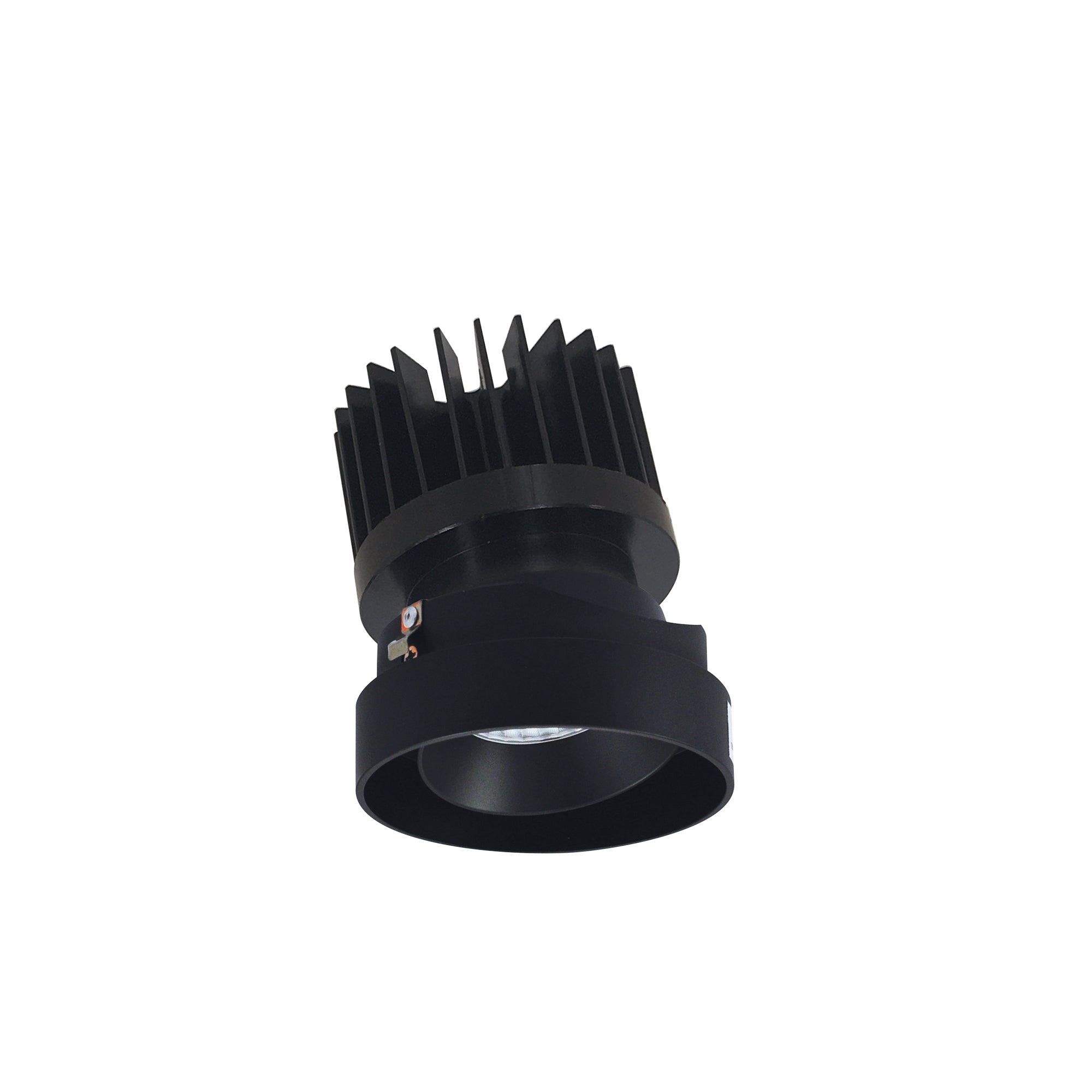 Nora Lighting NIO-4RTLA30XBB/HL 4" Iolite LED Round Trimless Adjustable, 1500lm/2000lm/2500lm (varies by housing), 3000K - Black Adjustable / Black Reflector