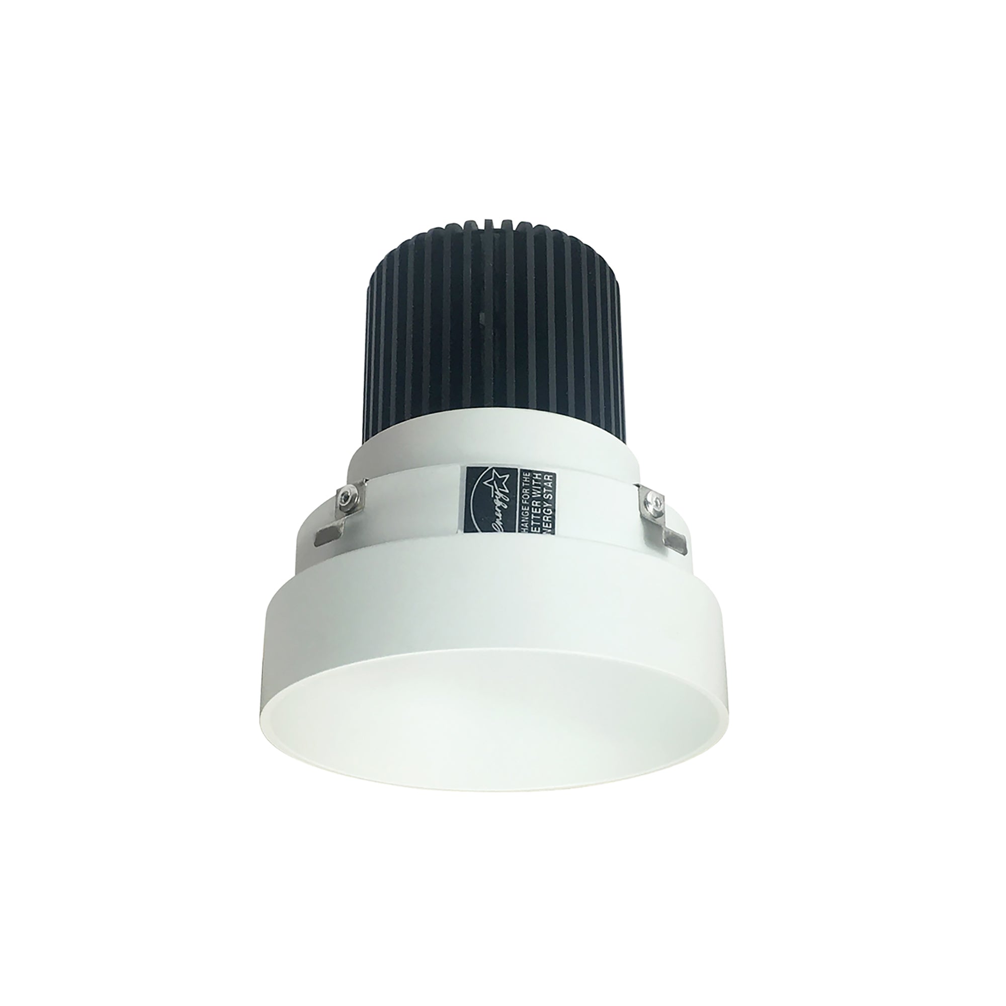 Nora Lighting NIO-4RTLNDC35XMPW/10 4" Iolite LED Round Trimless Downlight, 1000lm / 14W, 3500K  - Matte Powder White