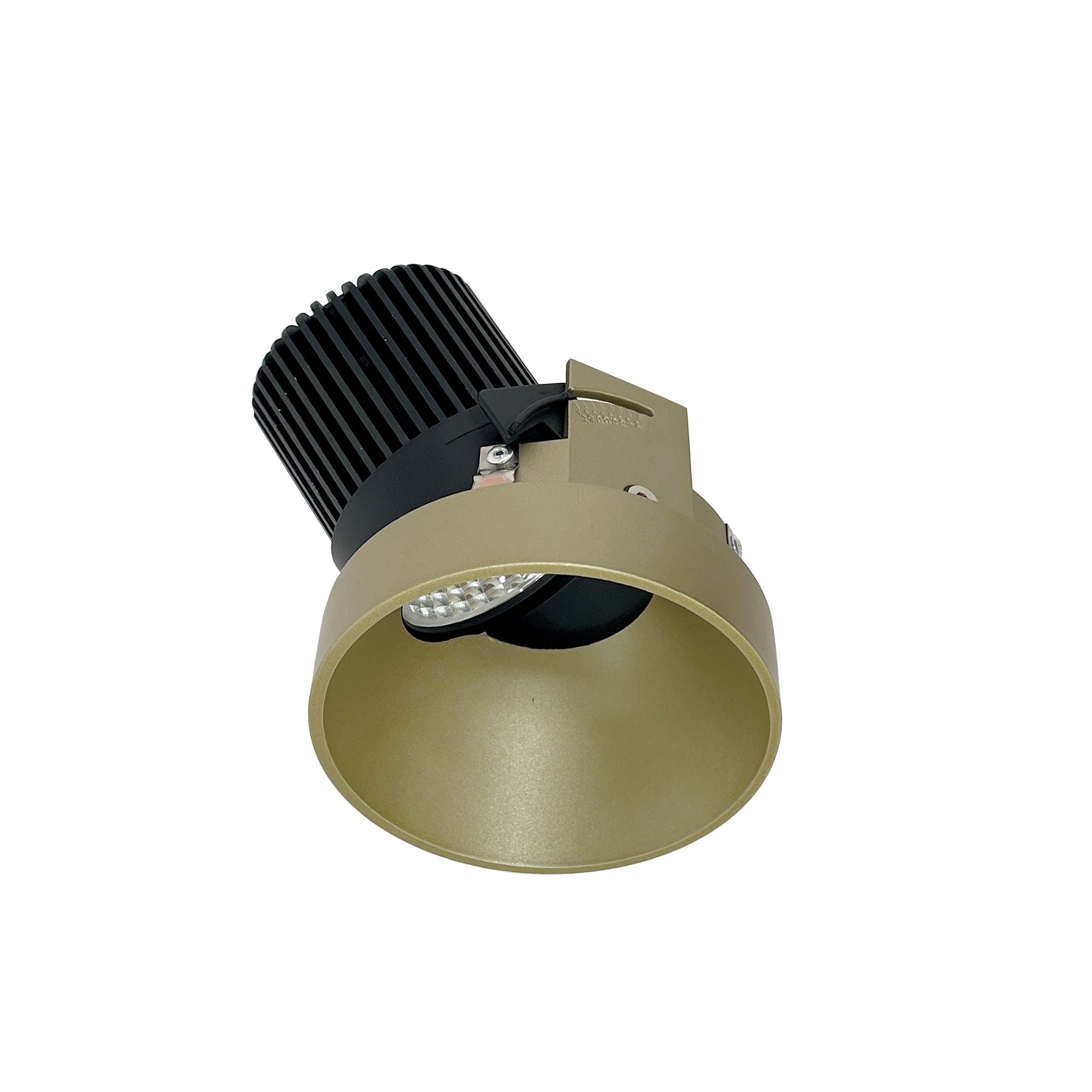 Nora Lighting NIO-4RTSLACDXCH 4" Iolite LED Round Trimless Adjustable Slot, 800lm / 14W, Comfort Dim - Champagne Haze