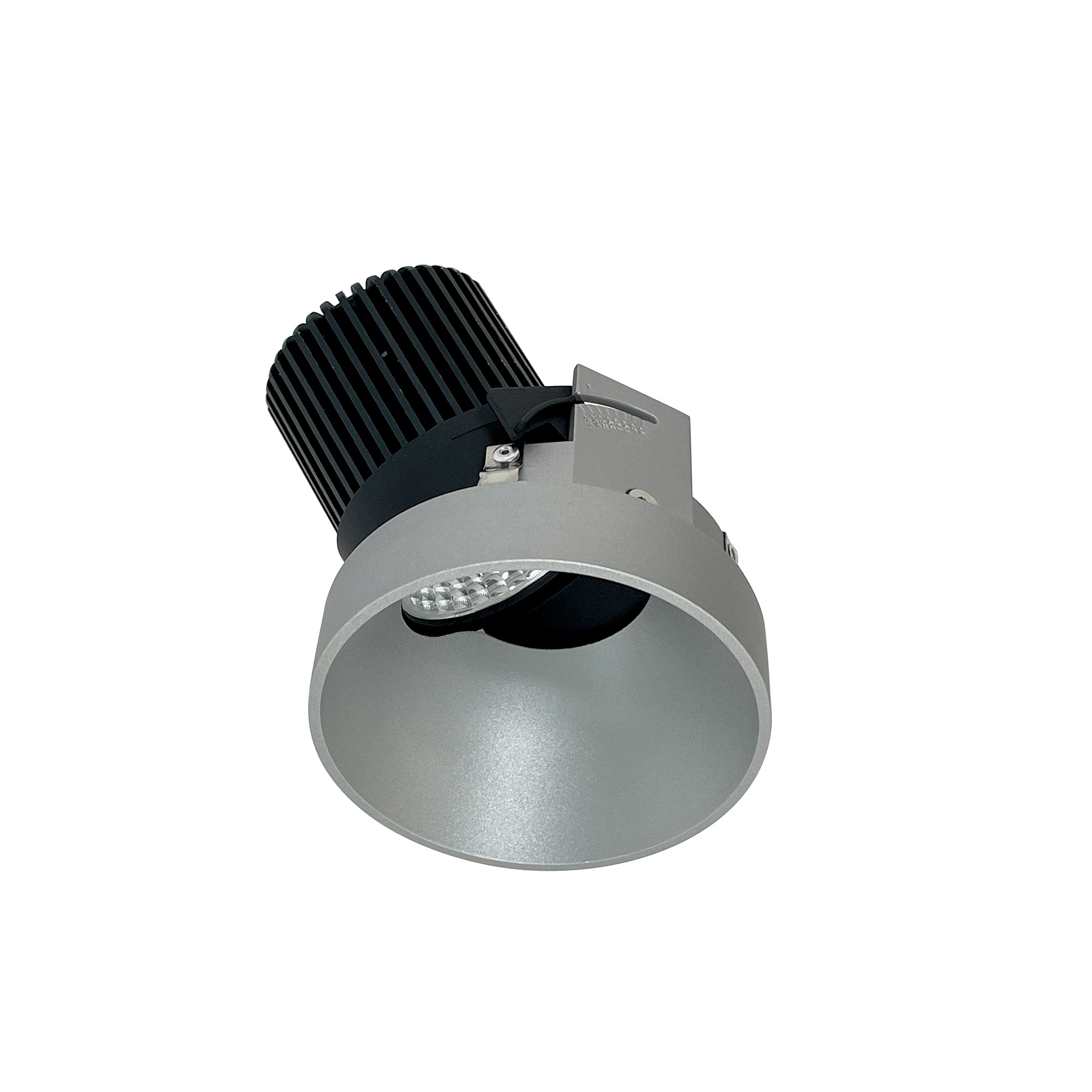Nora Lighting NIO-4RTSLACDXHZ 4" Iolite LED Round Trimless Adjustable Slot, 800lm / 14W, Comfort Dim - Haze