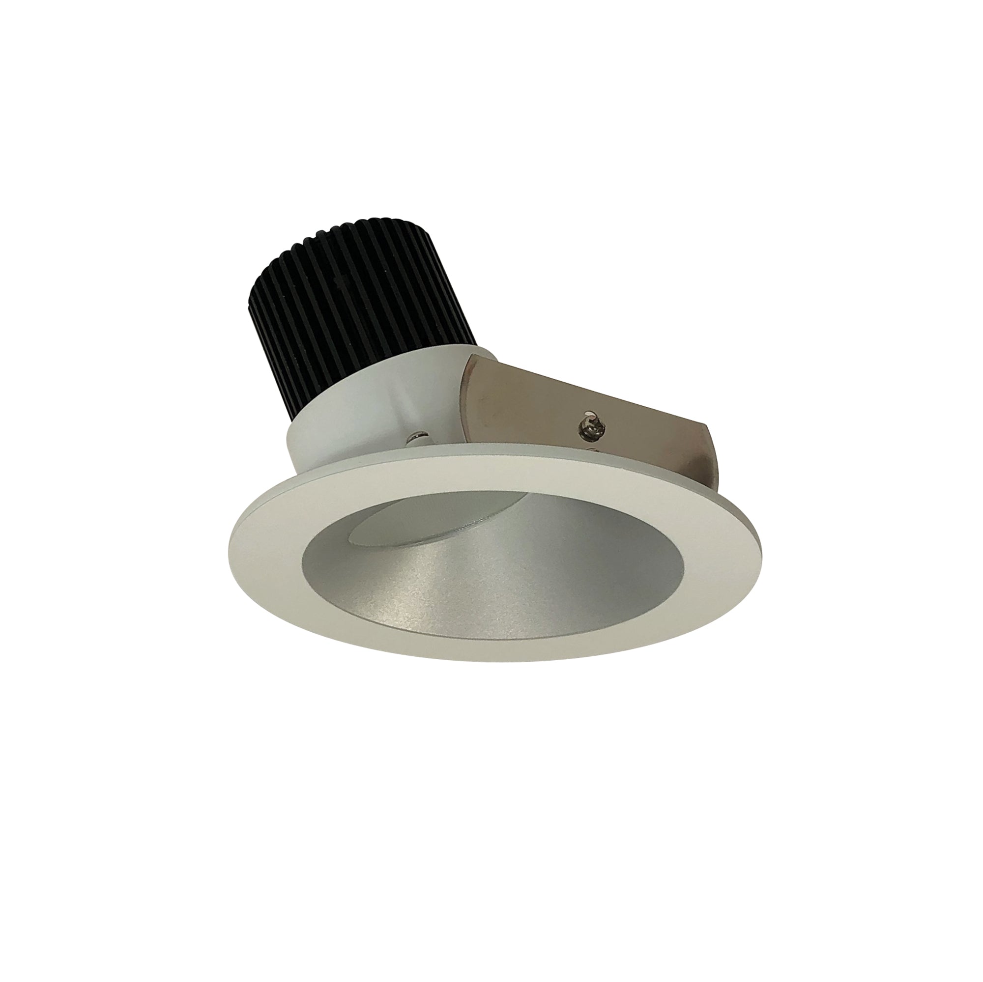 Nora Lighting NIO-4RW30XHW/10 4" Iolite LED Round Wall Wash, 1000lm / 14W, 3000K - Haze Reflector / White Flange