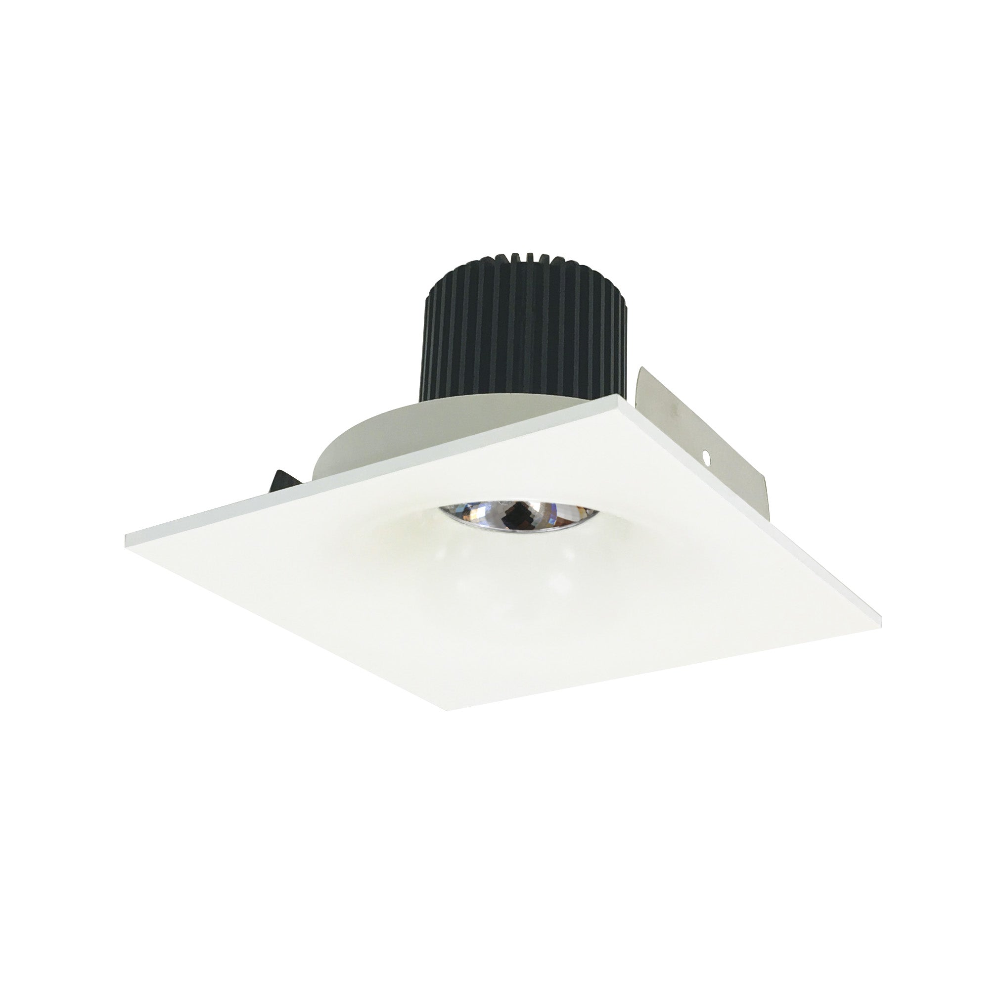 Nora Lighting NIO-4SNB40QWW 4" Iolite LED Square Bullnose, 10-Degree Optic, 800lm / 12W, 4000K - White