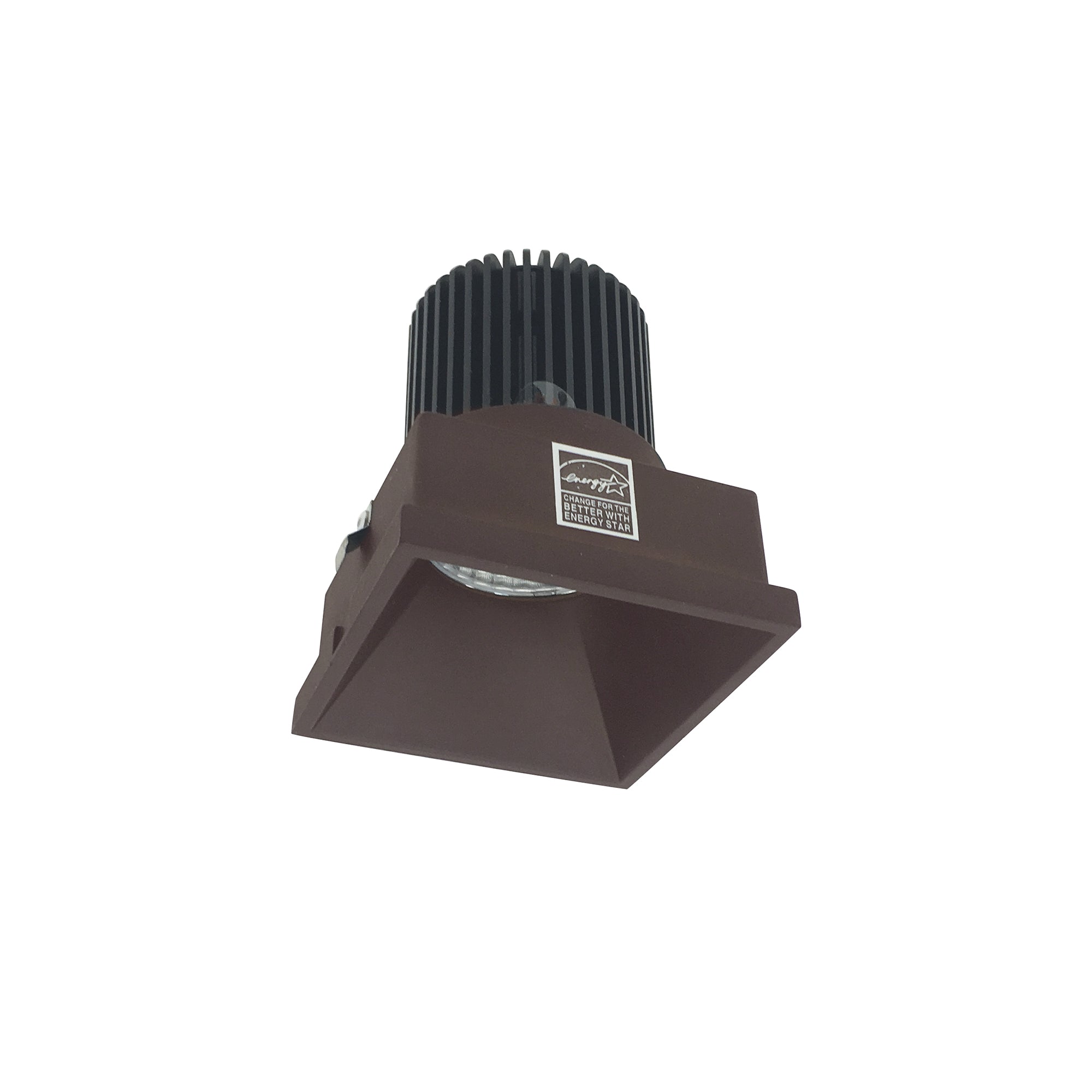 Nora Lighting NIO-4STLNDC30XBZ/10 4" Iolite LED Square Trimless Downlight, 1000lm / 14W, 3000K  - Bronze