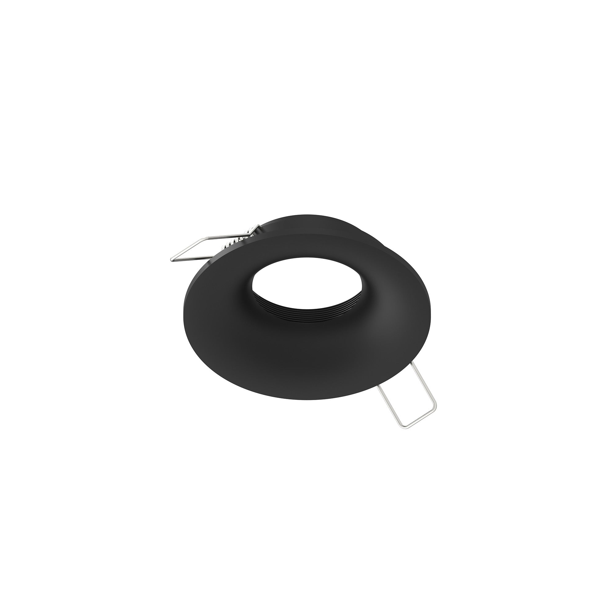 Nora Lighting NIOC-2RNBBB 2" Iolite Can-less Round Bullnose Trim - Black finish