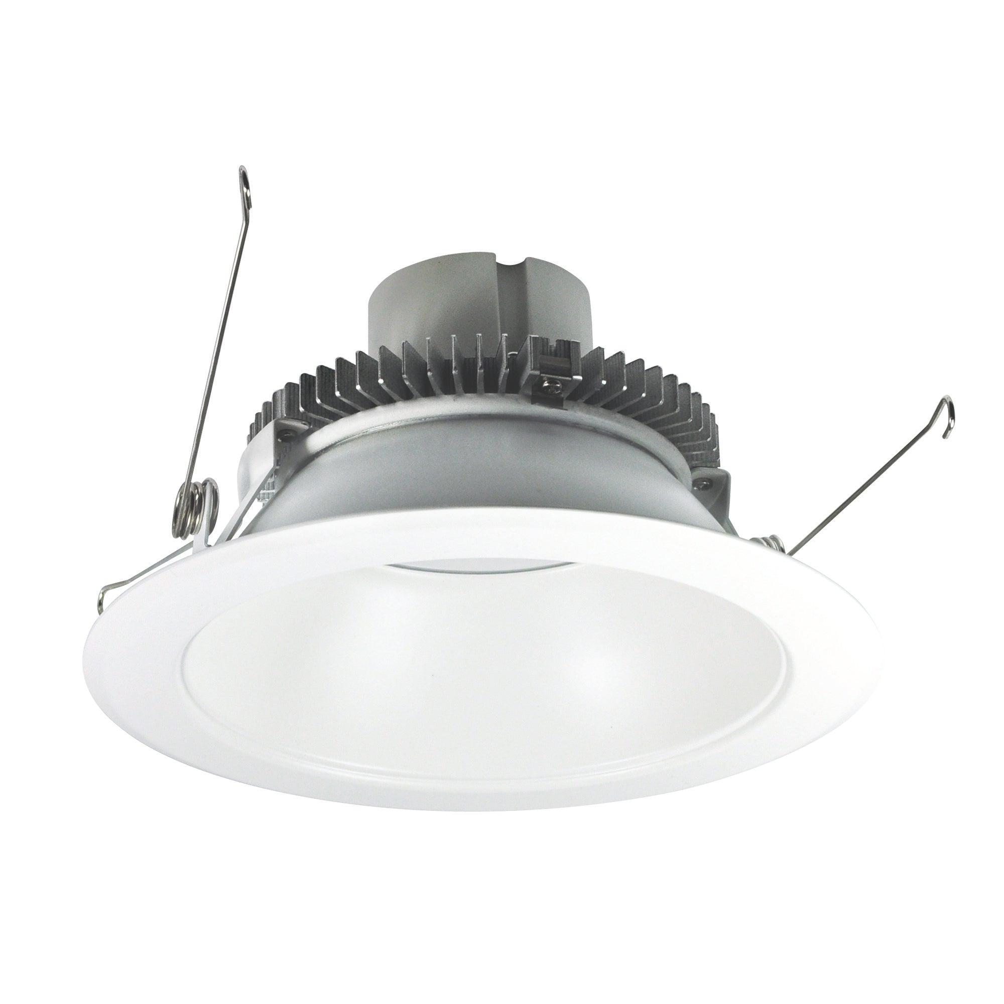 Nora Lighting NLCBC2-65135DMPW/ALE4EM 6" Cobalt Click Round Retrofit Reflector, 750lm, 10W, 3500K, Diffused Reflector, White Flange, 120-277V input, Phase or 0-10V dimming