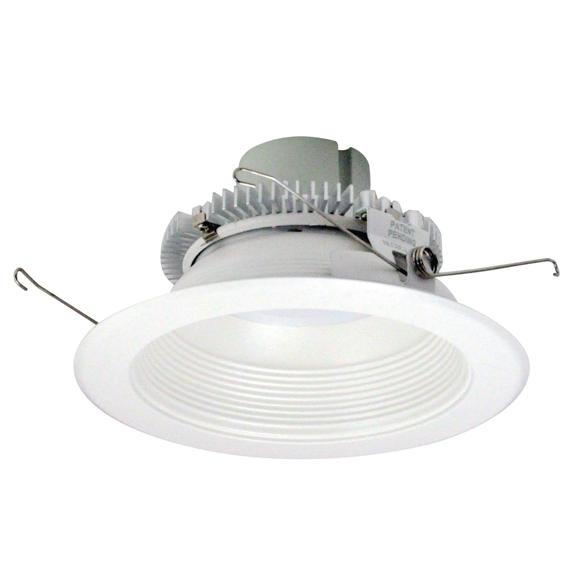 Nora Lighting NLCBC2-65230WW/10LE4EM 6" Cobalt Click Round Retrofit Baffle, 1000lm, 12W, 3000K, Warm White Baffle - Warm White Flange, 120-277V input, Phase or 0-10V dimming