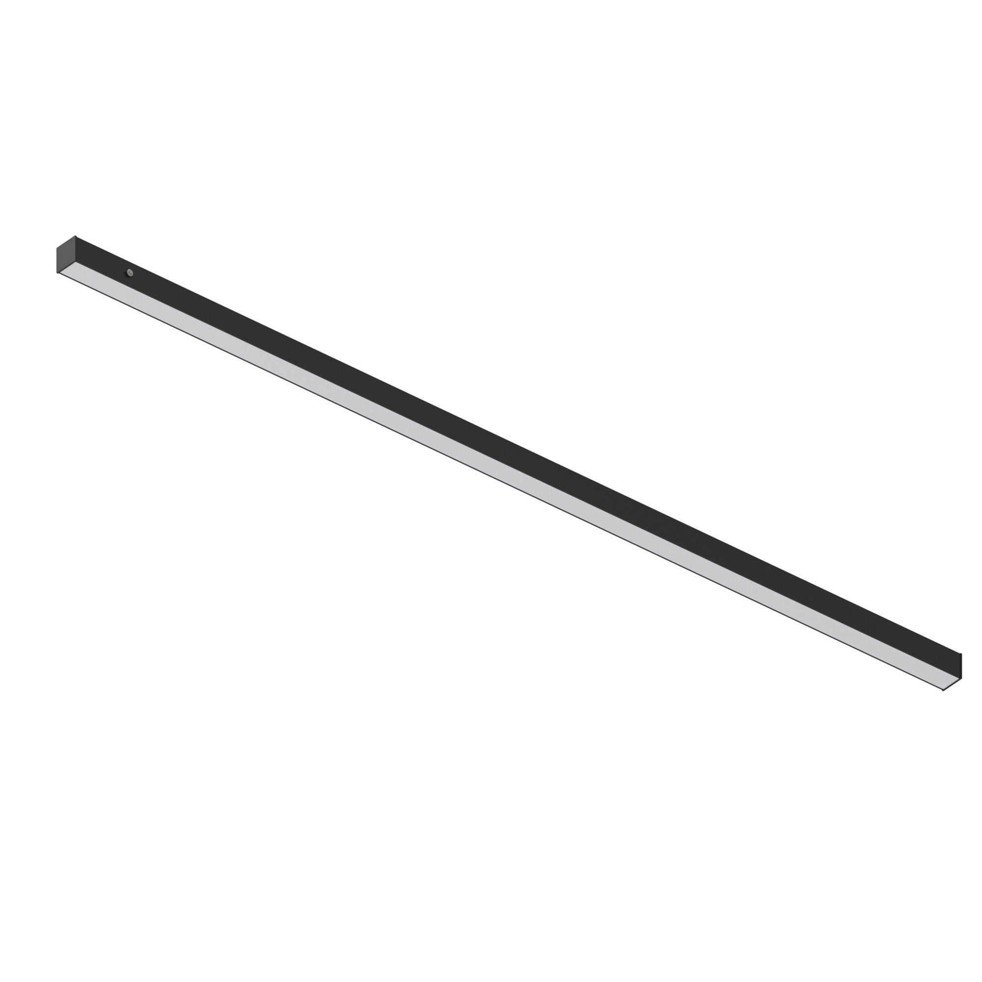Nora Lighting NLINSW-8334B/EM 8' L-Line LED Direct Linear w/ Selectable Wattage, CCT, & Integral Emergency - Black Finish