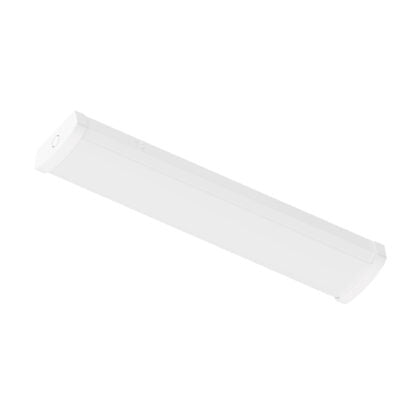 Nora Lighting NLWPSW-2L334W/EM 2' LED Wraparound with Selectable Lumens & CCT, White Finish, Integral Emergency