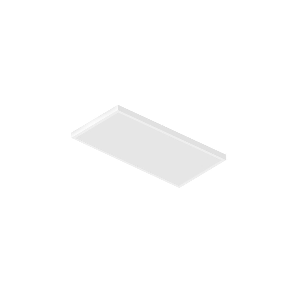 Nora Lighting NSPD-12/SCW 1'x2' LED Surface Mount Panel with Selectable CCT - White Finish