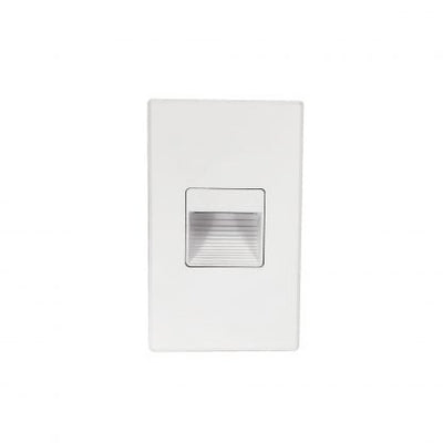 Nora Lighting NSW-720/SCW Ari LED Step Light w/ Interchangeable Horizontal and Vertical Face Plates, 95lm, 3W, 5CCT - White Finish