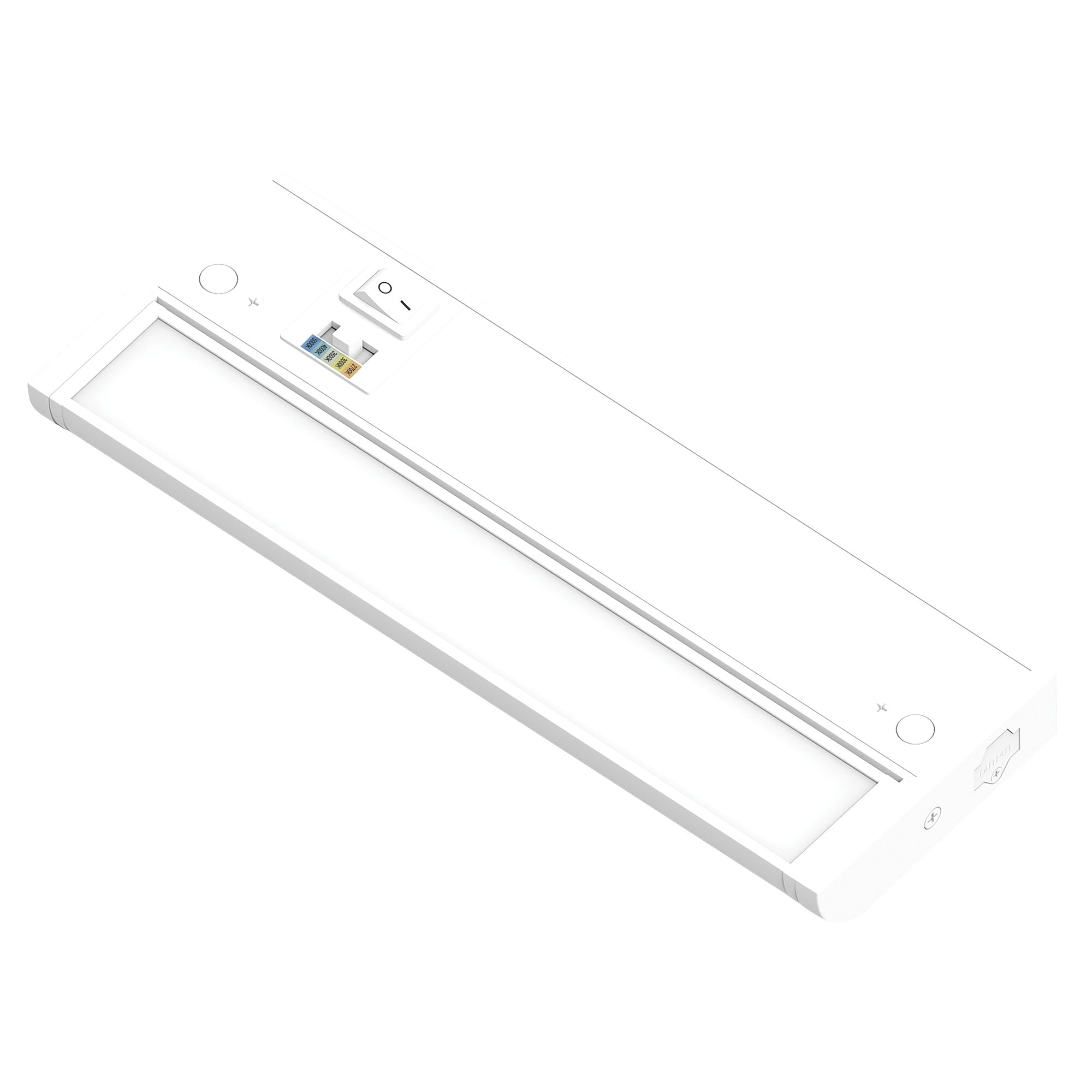 Nora Lighting NUDA-10TWMPW 10" 120V Adjustable LEDUR Under Cabinet with Selectable CCT, Matte Powder - White Finish