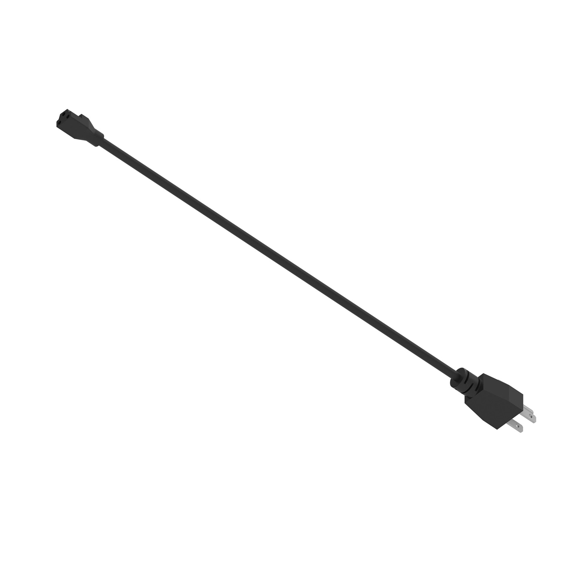 Nora Lighting NUDA-CP72B 72" Cord & Plug Power Cord for NUDA - Black Finish