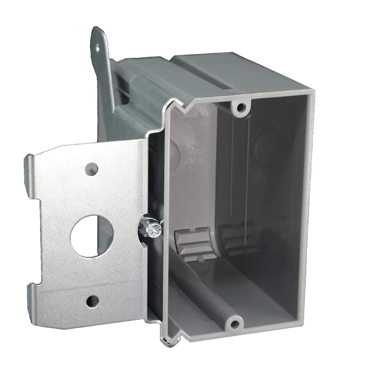 Non-Metallic One-Gang Adjustable Vertical Outlet Box - New Work, 21 Cubic