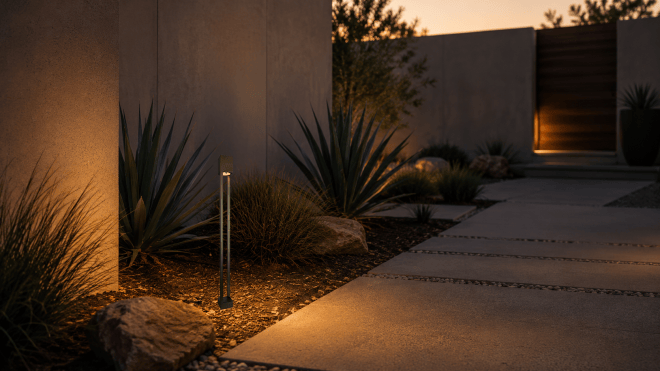ABBA Lighting USA PLB23 Heavy-Duty Cast Brass Path Light, 12V Low-Voltage, IP65, G4 LED Compatible - Natural Brass Finish
