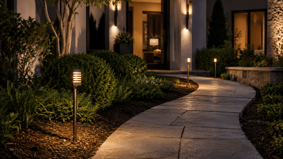 ABBA Lighting USA PLB24 Heavy-Duty Cast Brass Path Light, 12V Low-Voltage, IP65, G4 LED Compatible - Natural Brass Finish