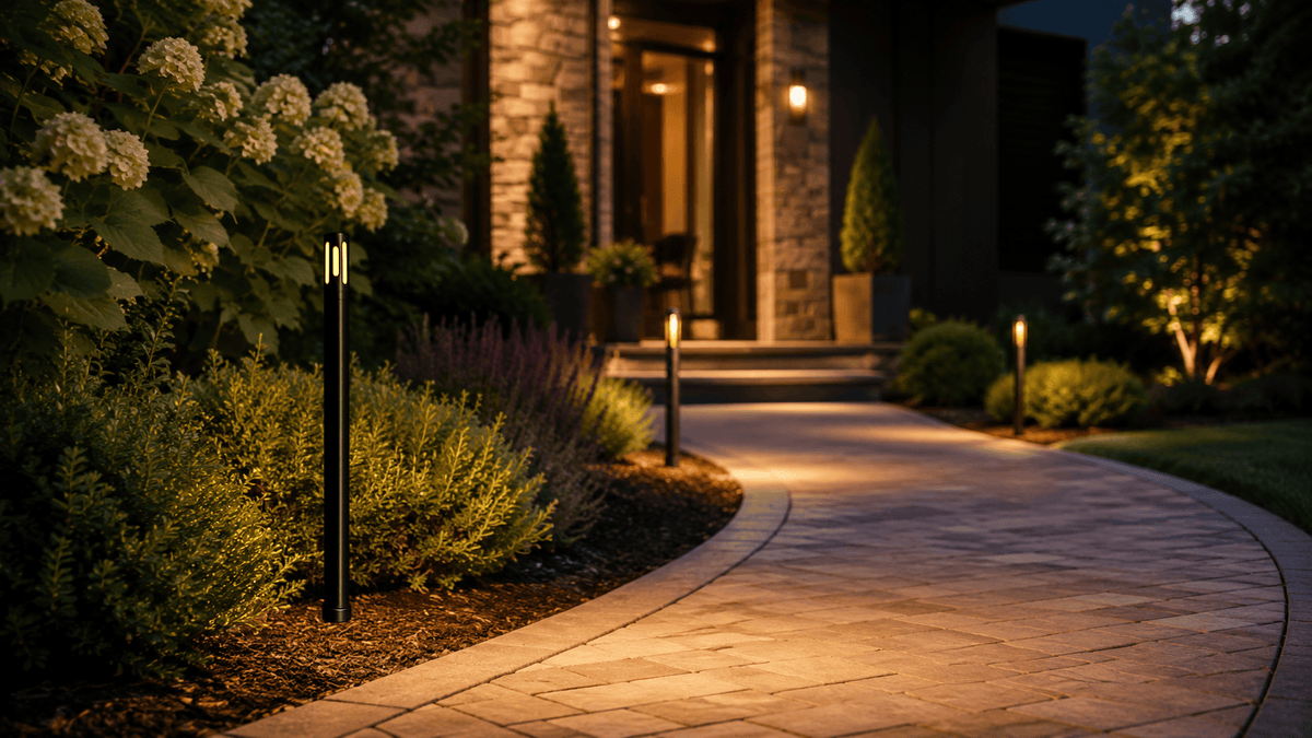 ABBA Lighting USA PLB25 Heavy-Duty Cast Brass Path Light, 12V Low-Voltage Landscape Fixture, IP65, Natural Brass or Dark Brass Finish