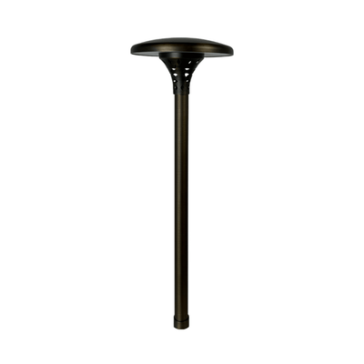 ABBA Lighting PLB28 Integrated Brass Path Light, 4W LED, 3000K Warm White, 12V AC/DC, IP65 - Natural Brass Finish