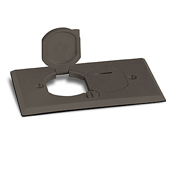 Lew Electric RRP-2-LR-DBR Replacement Plate Rrp-2-db-lr/swb-2-db-lr Dark Bronze