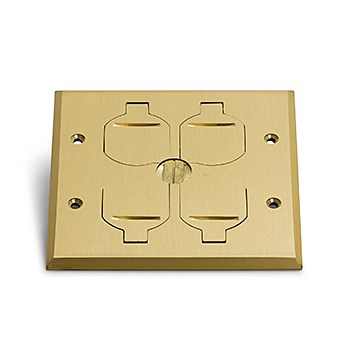 Lew Electric RRP-4-FPB Brass Flip Plate for Pb2