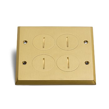 Lew Electric RRP-4-SPB Brass Screw Plate for Pb2